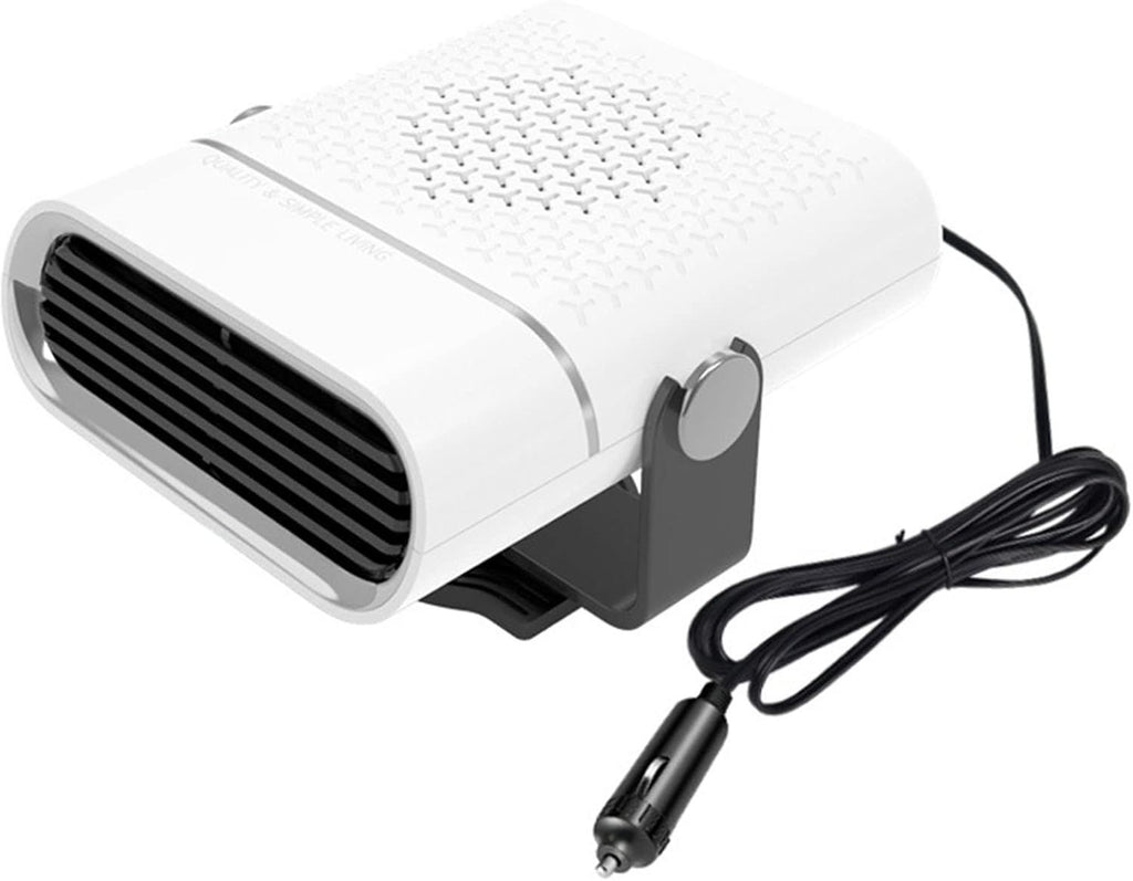 12V/24V Car Heater Electric Heating Cooling Fan 360° Swivel Auto Heater Car Purifier Portable Electric Dryer Windshield Defogging Demister Defroster for Car Home