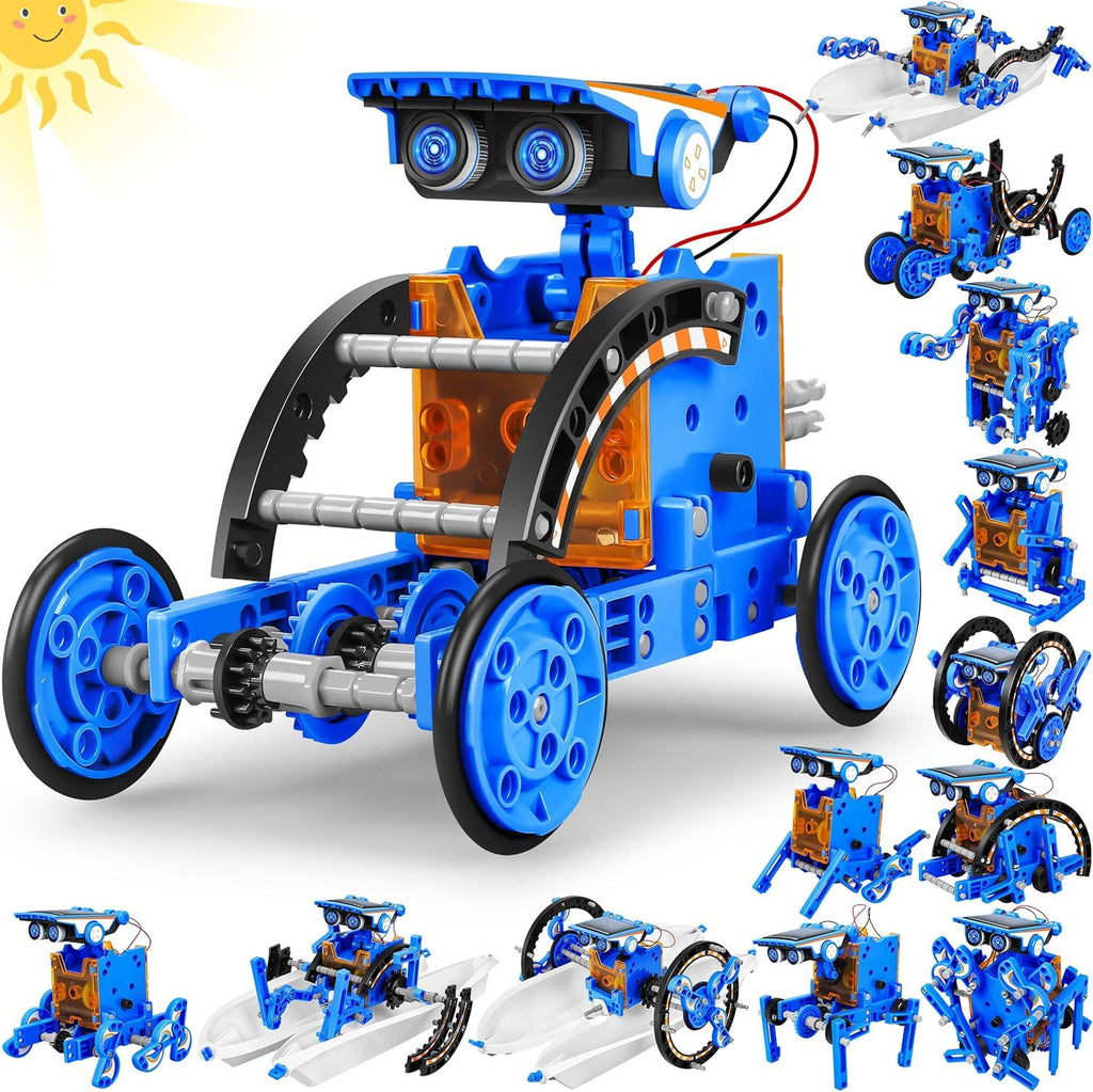 13-in-1 Education Solar Power Robots Toys for Boys Age 8+ , Educational Toy DIY Science Kits for Kids, Building Experiment Robotics Set Birthday Gifts for 8+ years old boys and girls .