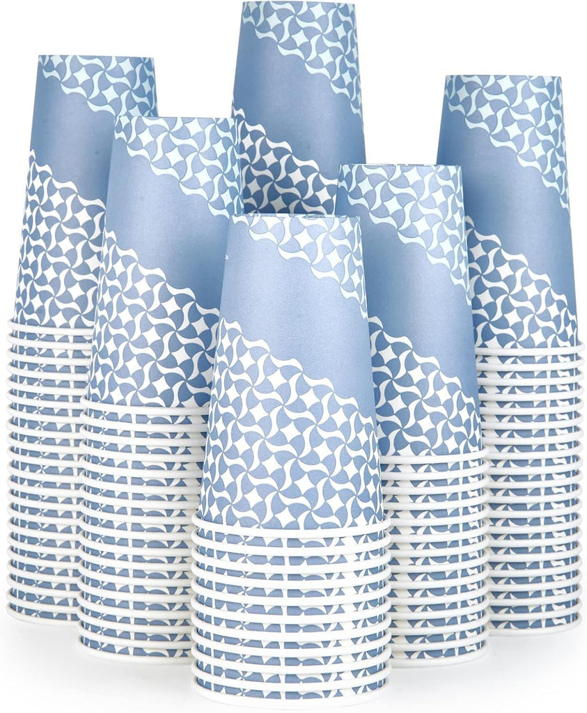 16 oz Paper Coffee Cups, Disposable Paper Cups 210 Count, Disposable Paper Cups for Hot Beverage, Paper Drinking Cups Big for Home use, Office, Restaurant and Events