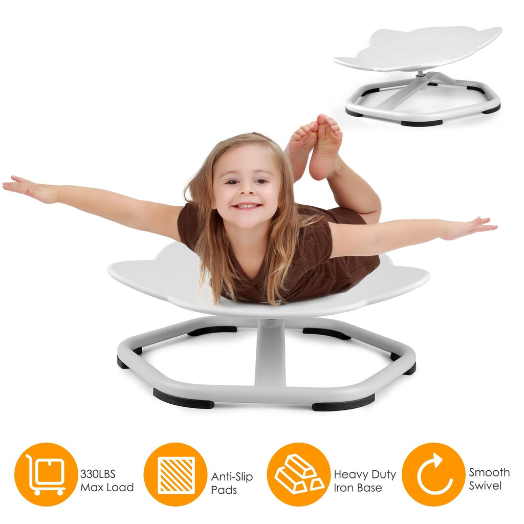 1Pc Kids Spinning Chair Autism Sensory Swivel Chair Balancing Seat Toy Rotation Chair for Autistic Kids Train Body Coordination Relieve Motion Sickness for 3+ Kids