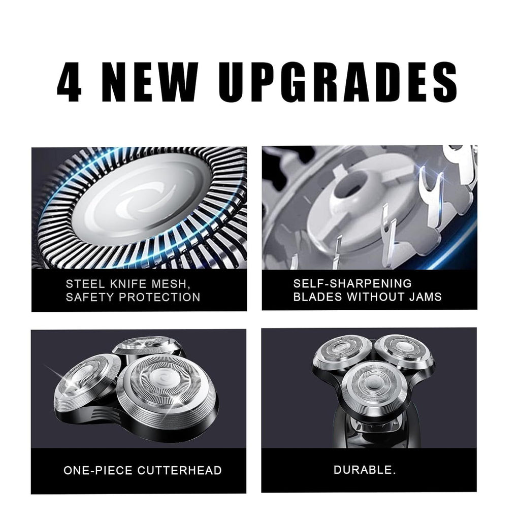 1PC SH90 Replacement Rotary Heads Compatible with Philips Norelco Shavers Series 9000,Replacement Shaver Head with Upgrade Double Layer Precision Blades for Men's Shaving