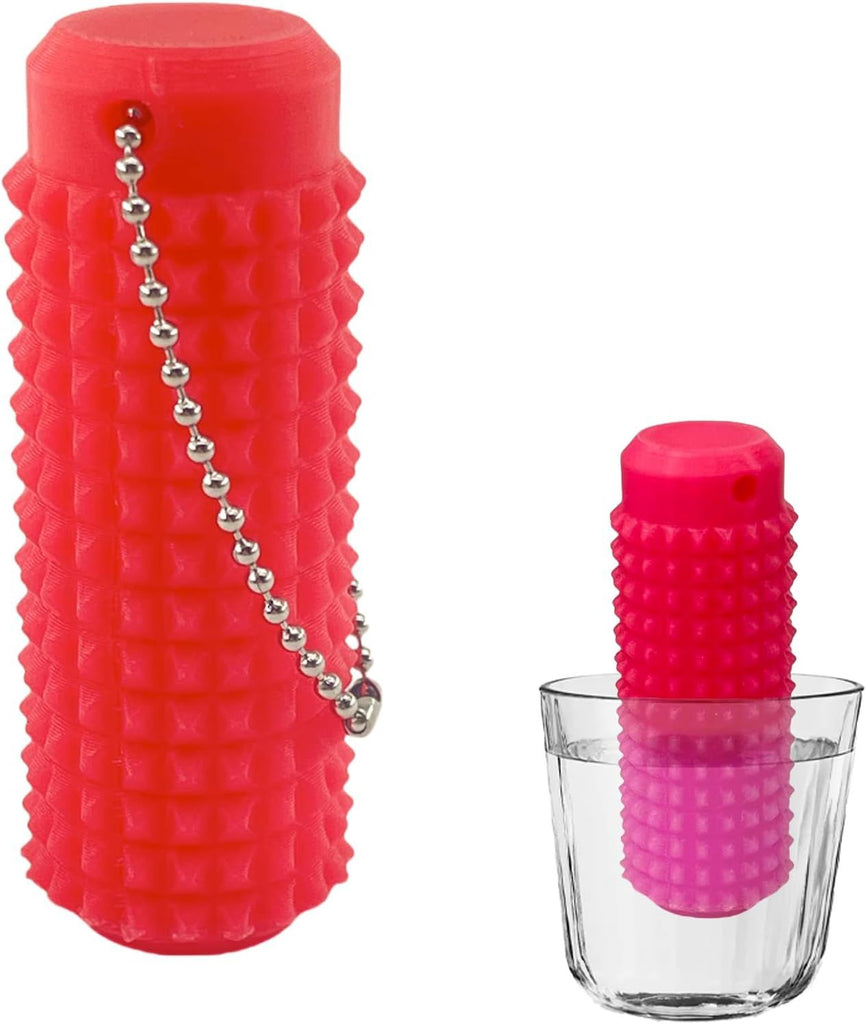 1PCS Little Ouchies Pain Fidget, Pocket Fidget Toy for Adults, Pain Stim Fidget, 3D Printed Venting Key Pendant, Spiky Grippie Stim Keychain Color-Changing