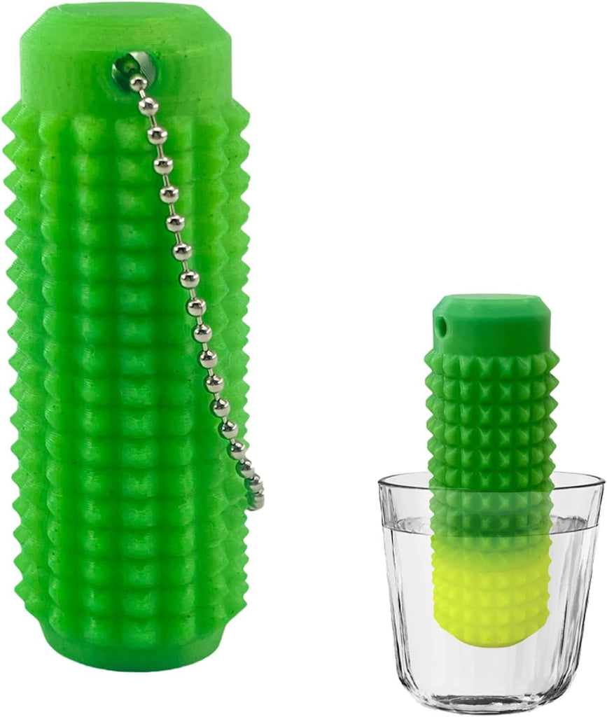 1PCS Little Ouchies Pain Fidget, Pocket Fidget Toy for Adults, Pain Stim Fidget, 3D Printed Venting Key Pendant, Spiky Grippie Stim Keychain Color-Changing