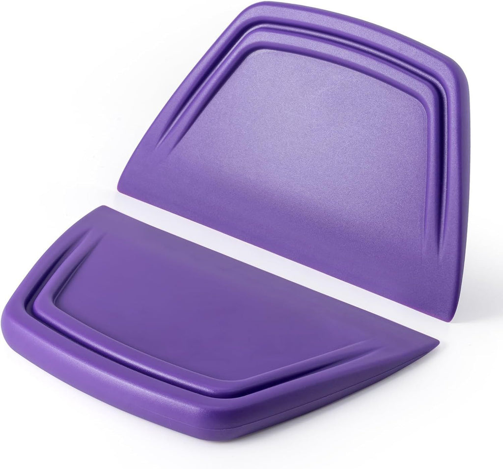 2-Pack Purple PPF Squeegees, TPU Squeegee for Vinyl Car Window Tint Tools with Angled Blade for Bubble-Free Application, Paint Protection Film, Vinyl Wrap, Wallpaper Installation