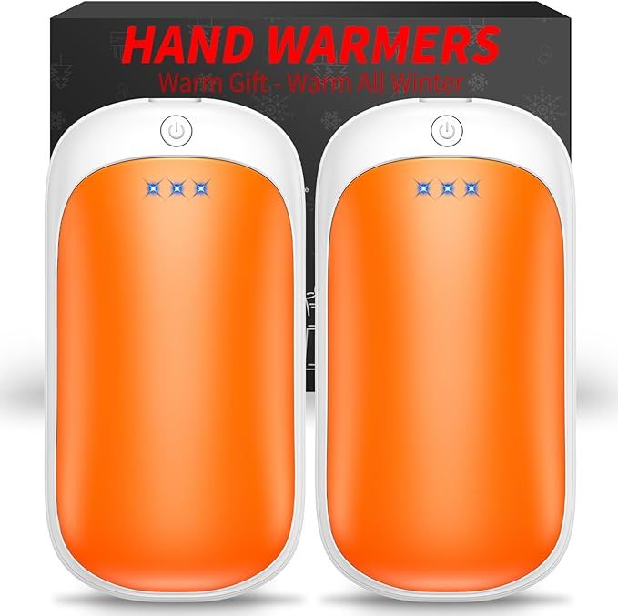 2 Pack  Rechargeable, Portable Electric  Reusable, USB 2 in 1 , Outdoor/Indoor/Warm Gifts for Men Women Kids