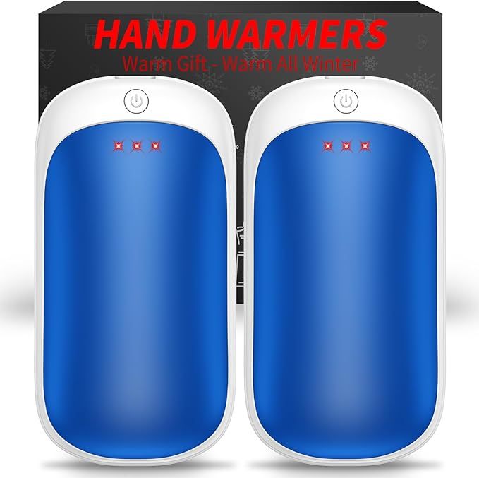 2 Pack  Rechargeable, Portable Electric  Reusable, USB 2 in 1 , Outdoor/Indoor/Warm Gifts for Men Women Kids