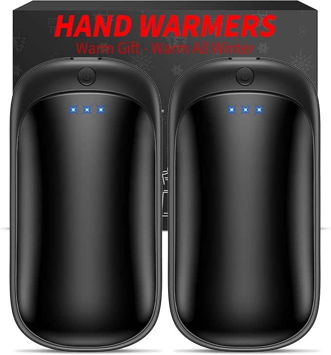 2 Pack  Rechargeable, Portable Electric  Reusable, USB 2 in 1 , Outdoor/Indoor/Warm Gifts for Men Women Kids
