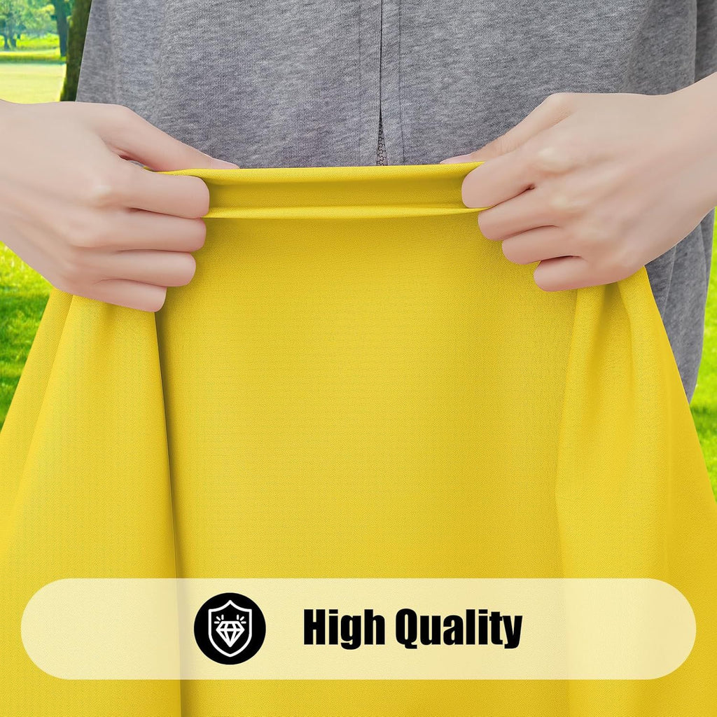 2 Pack Rectangle Picnic Table Cloth, Waterproof Elastic Fitted Tablecloths, Washable Polyester Rectangular Patio Table Cover for Camping, Indoor and Outdoor