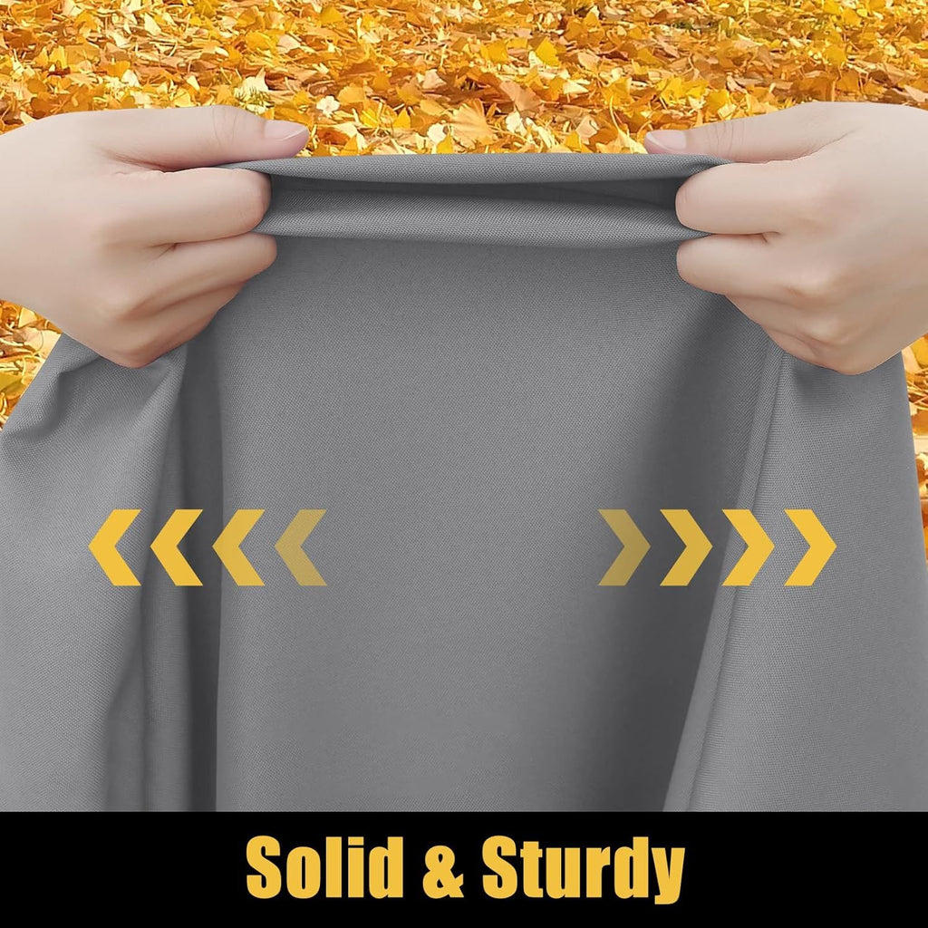 2 Pack Rectangle Picnic Table Cloth, Waterproof Elastic Fitted Tablecloths, Washable Polyester Rectangular Patio Table Cover for Camping, Indoor and Outdoor