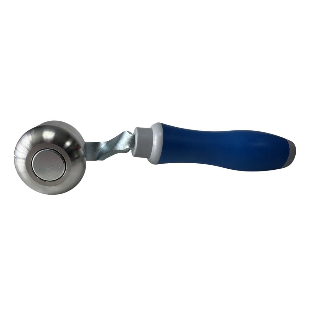 2" Steel Roller with TPE Handle for Eternabond Tape RV Roof Repair | Sealant Steel Seam Roller 1-1/2" X 2" Radius Edge