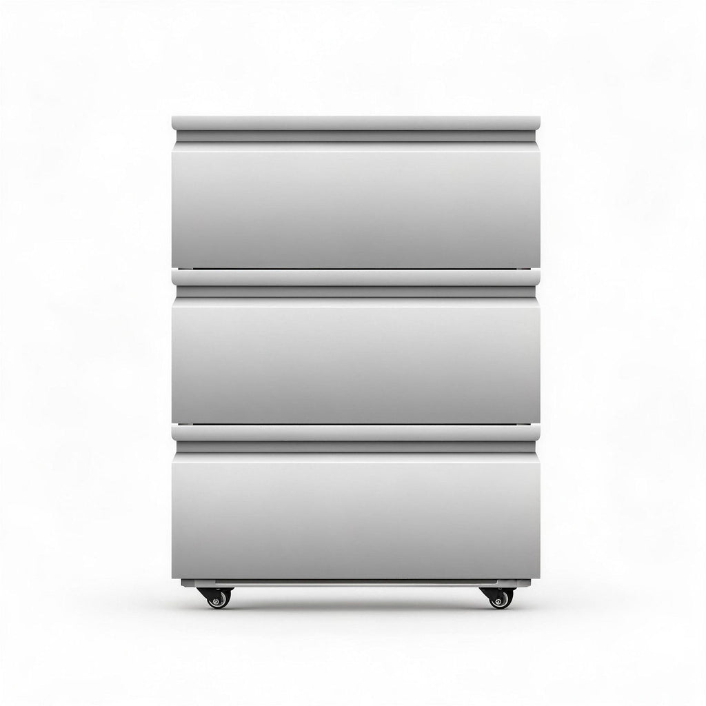 23'' Undercounter Refrigerators with 3 Drawers, Beverage Fridge
