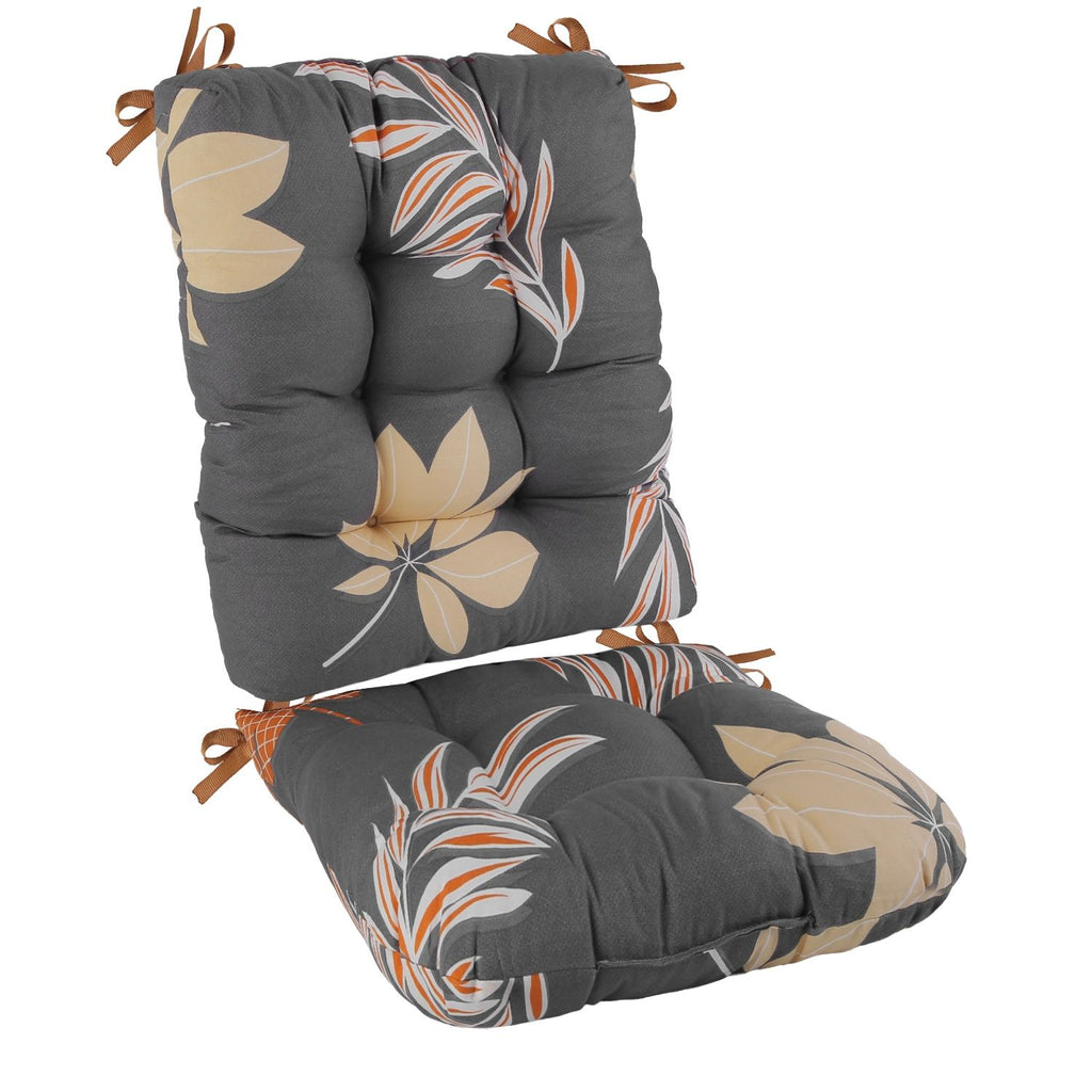 2Pcs/Set 1Pc Back Cushion and 1Pc Seat Cushion Rocking Chair Cushion Upper And Lower Back And Seat Sets