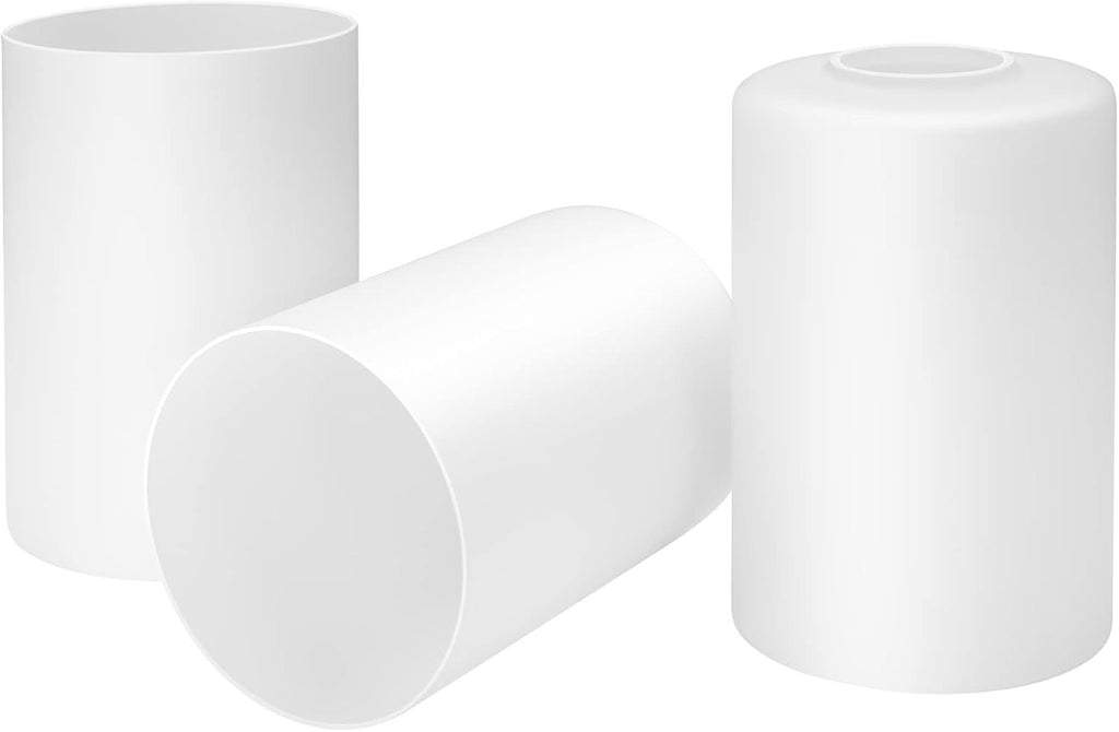 3 Packs Opal White Frosted Glass Lamp Shade Replacement