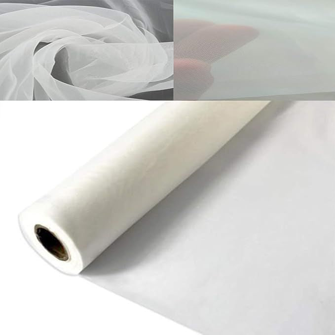 3 Yards 1.27 Meters Silk Screen Printing Fabric Mesh Screen Printing Mesh Wide High Tension Mesh Making Ink Supplies