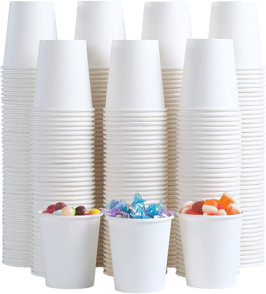 300 Pack 5 oz Paper Cups, Disposable Bathroom Cups 5oz Paper, Small Mouthwash Cup, Paper Espresso Cups, Mini Paper Cups for Travel, Party, Picnics, Home