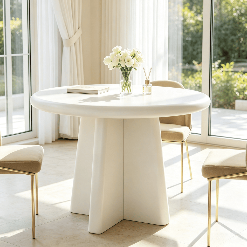 31.5 Inch round Dining Table Kitchen Dinner Table