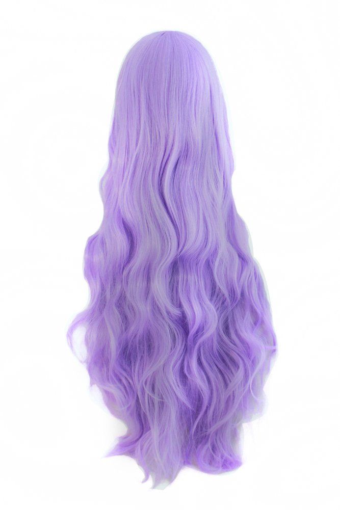 32"/80cm Fashion Long Curly Cosplay Wig (Light Purple)