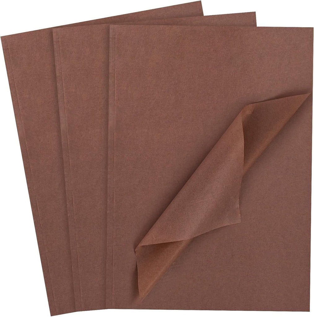 330 Sheets Tissue Paper Bulk, 14 x 10 Inch Brown Gift Wrapping Tissue Paper for Wedding Birthday DIY Crafts Art Project