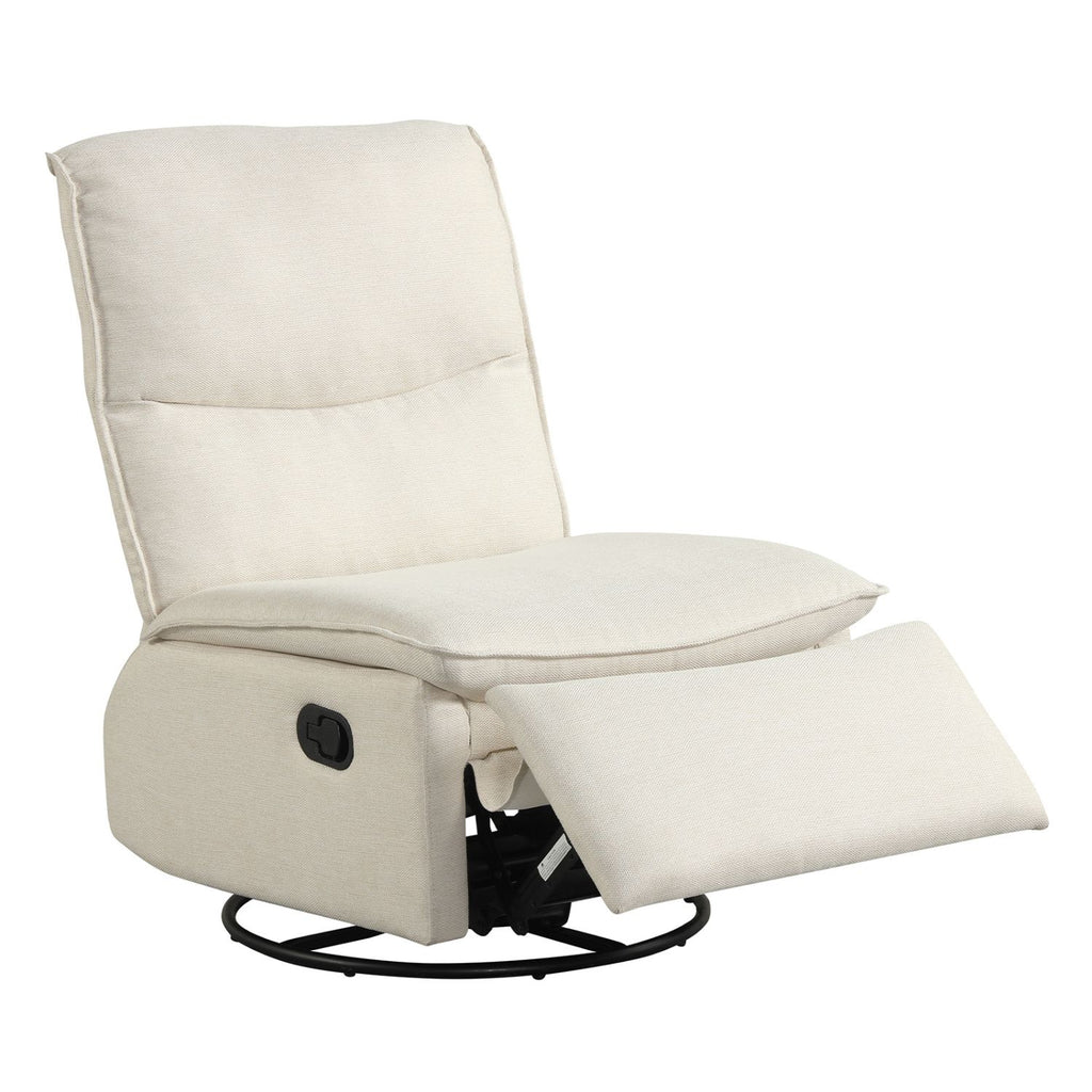 360° Swivel Rocking Chair with Cushioned Back for Living Room