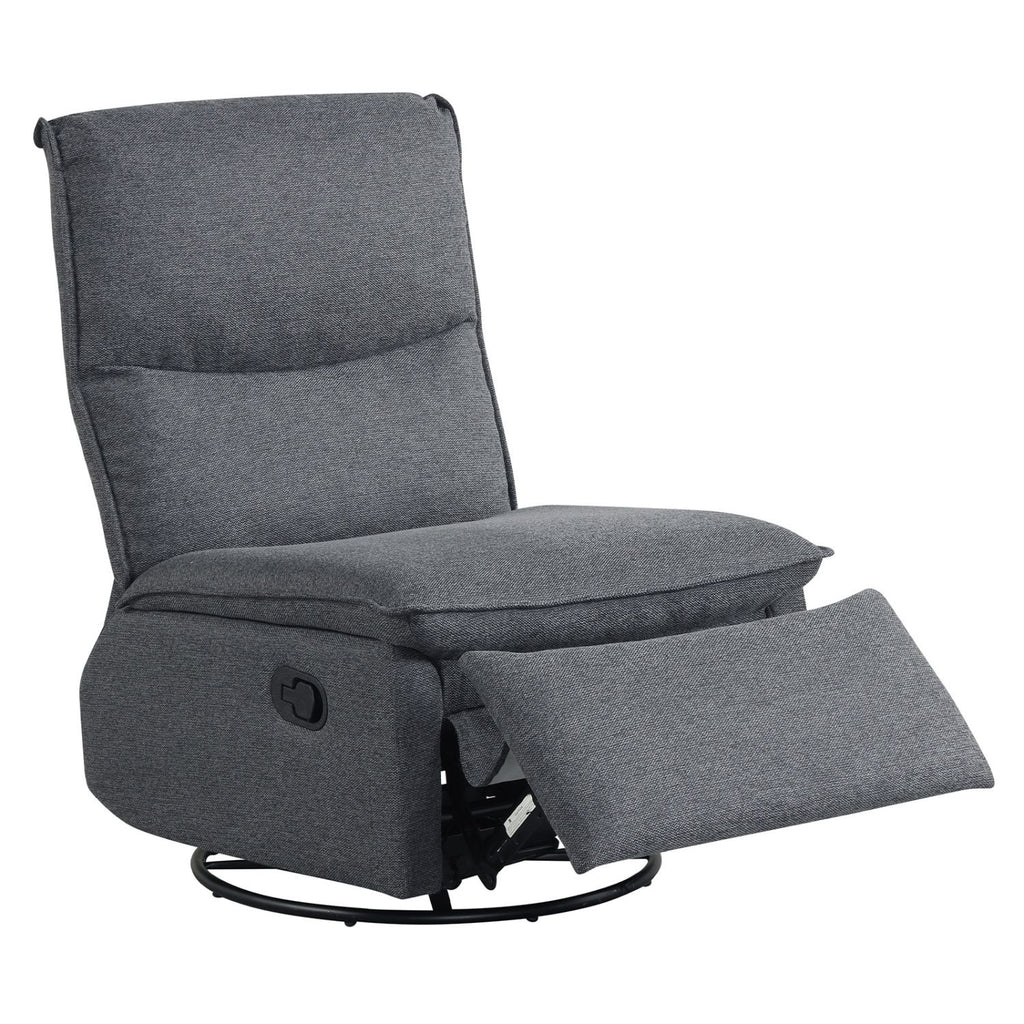 360° Swivel Rocking Chair with Cushioned Back for Living Room