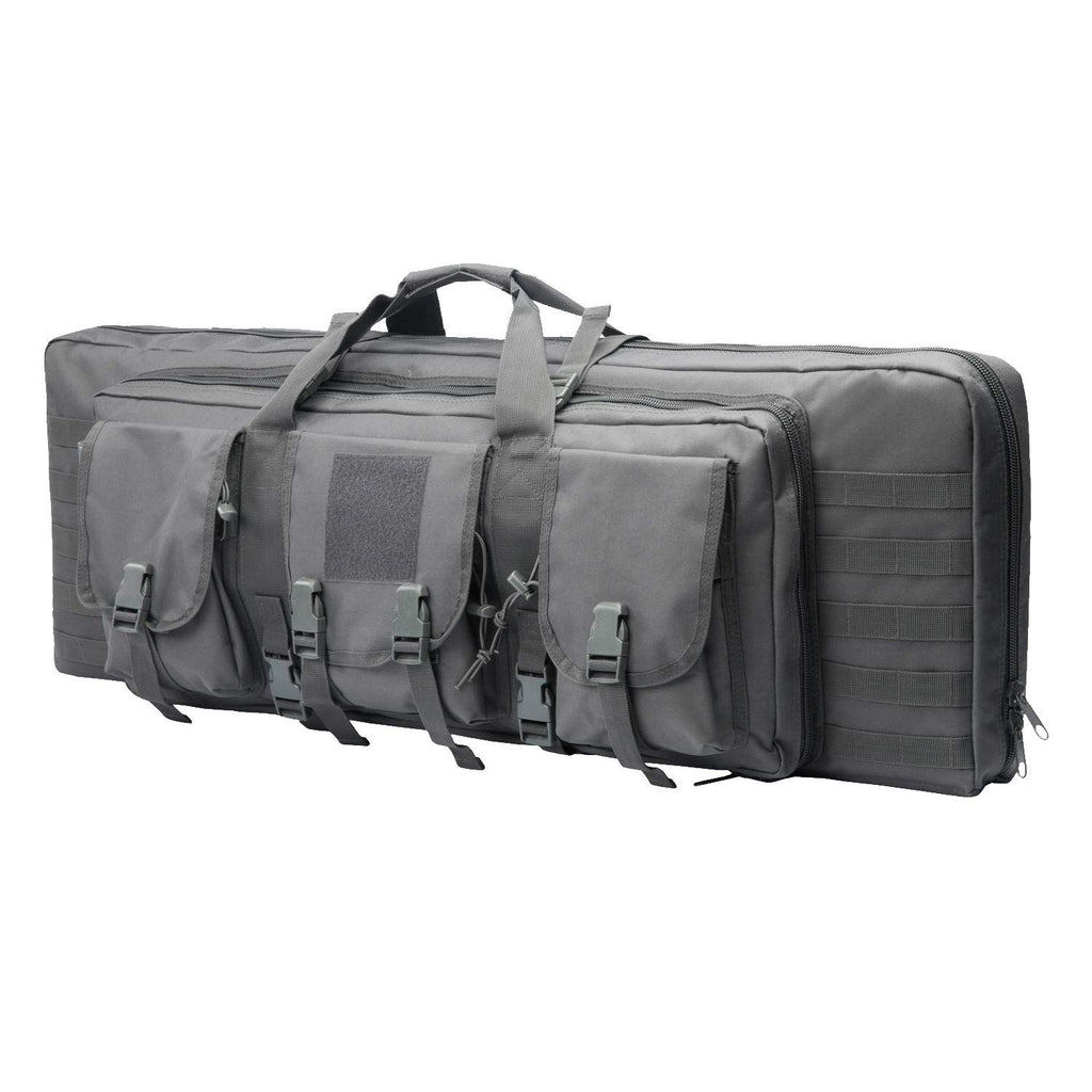 38-Inch Padded Long Equipment Carrying Case with Storage Pockets and Shoulder Strap