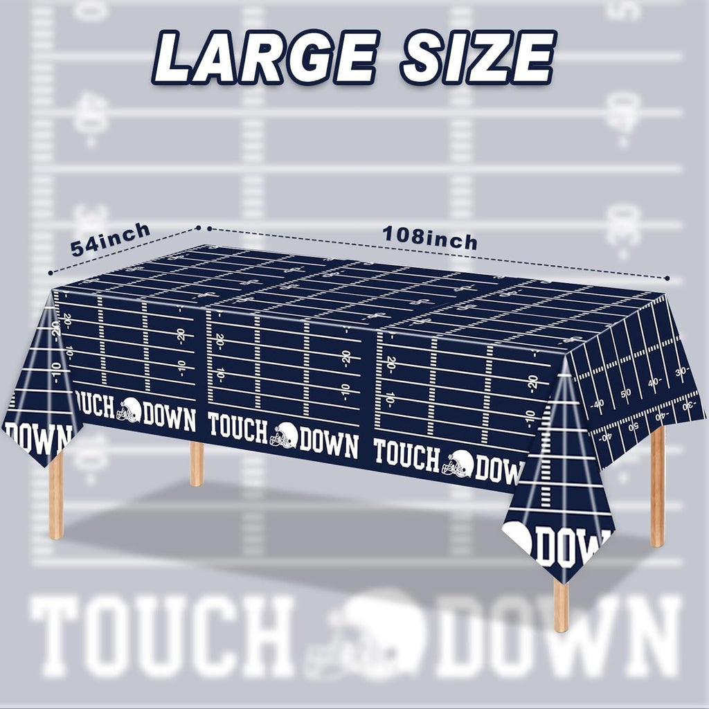 3PCS Football Party Tablecloths Sport Themed Party Decorations