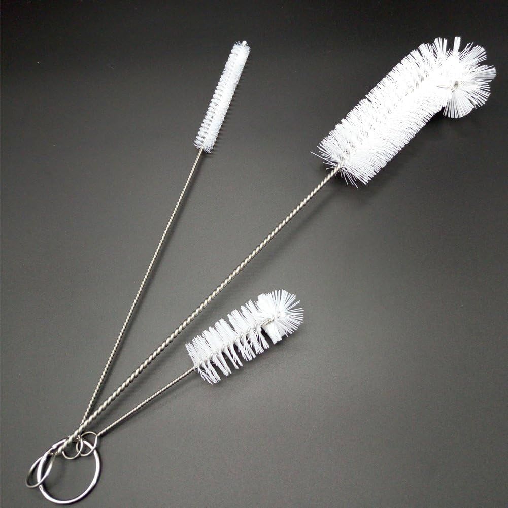 3Pcs Set of Bottle Brush Flexible Cleaning Brushes Kitchen Nylon Multifunction Clean Brush Set