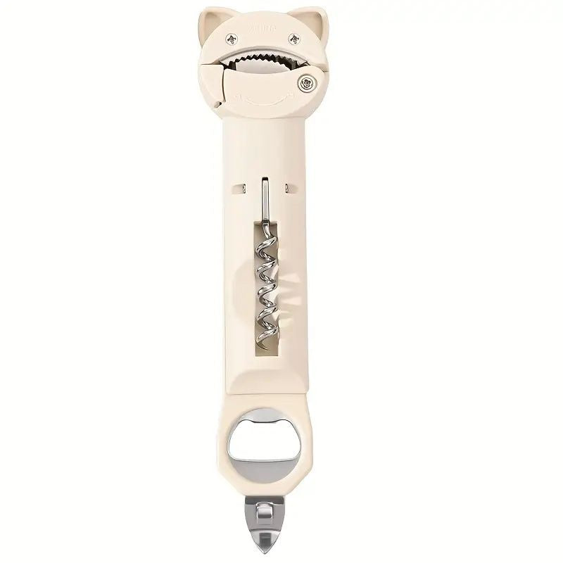 4-in-1 And 5-in-1 Can Openers And Bottle Openers, Suitable For Seniors With Arthritis And Hand Weakness, Multifunctional Retractable Magnetic Can Opener, Original Kitchen Lid Opening Tool.