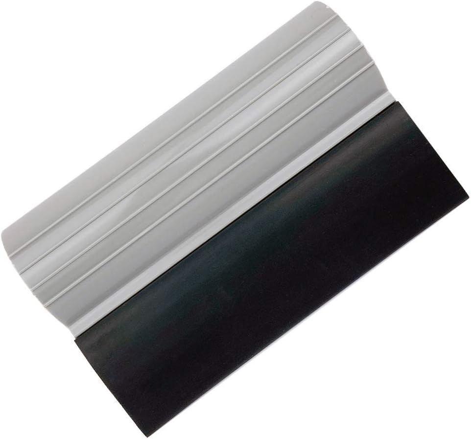 4 Inch Squeegee Silicone Squeegee with Rubber Water Blade, Anti-Slip Handle for Car Wraps, Window Tint, and Cleaning Bathrom or Kitchen Sink