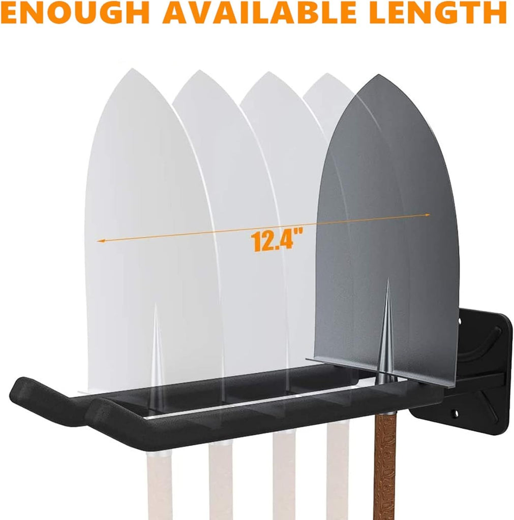 4 Pack Garage Storage System Hooks, Heavy Duty Wall Mount Tool Organizer, Chair Hanger Garage Storage Utility Hooks for Car Tires, Ladders, Chairs, Strollers, Power Tools, Garden Tools