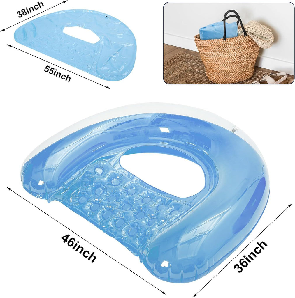 4 Pack Pool Floats Adult, Minimalist Design Pool Chair Float, Drifter, Chair, Hammock