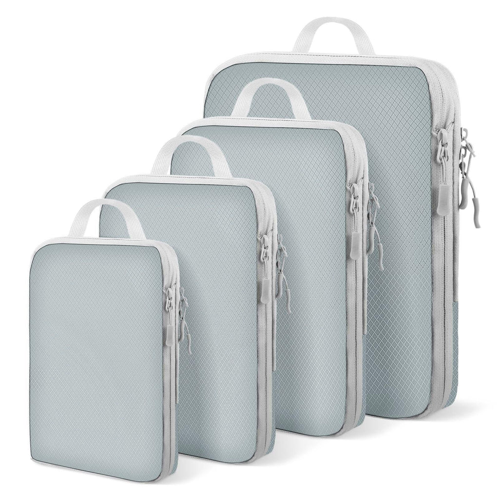 4-Piece Layered Clothing Storage Bags, Thickened Waterproof Compression Organizer Pouches for Travel, Luggage Garment Sorting Bags