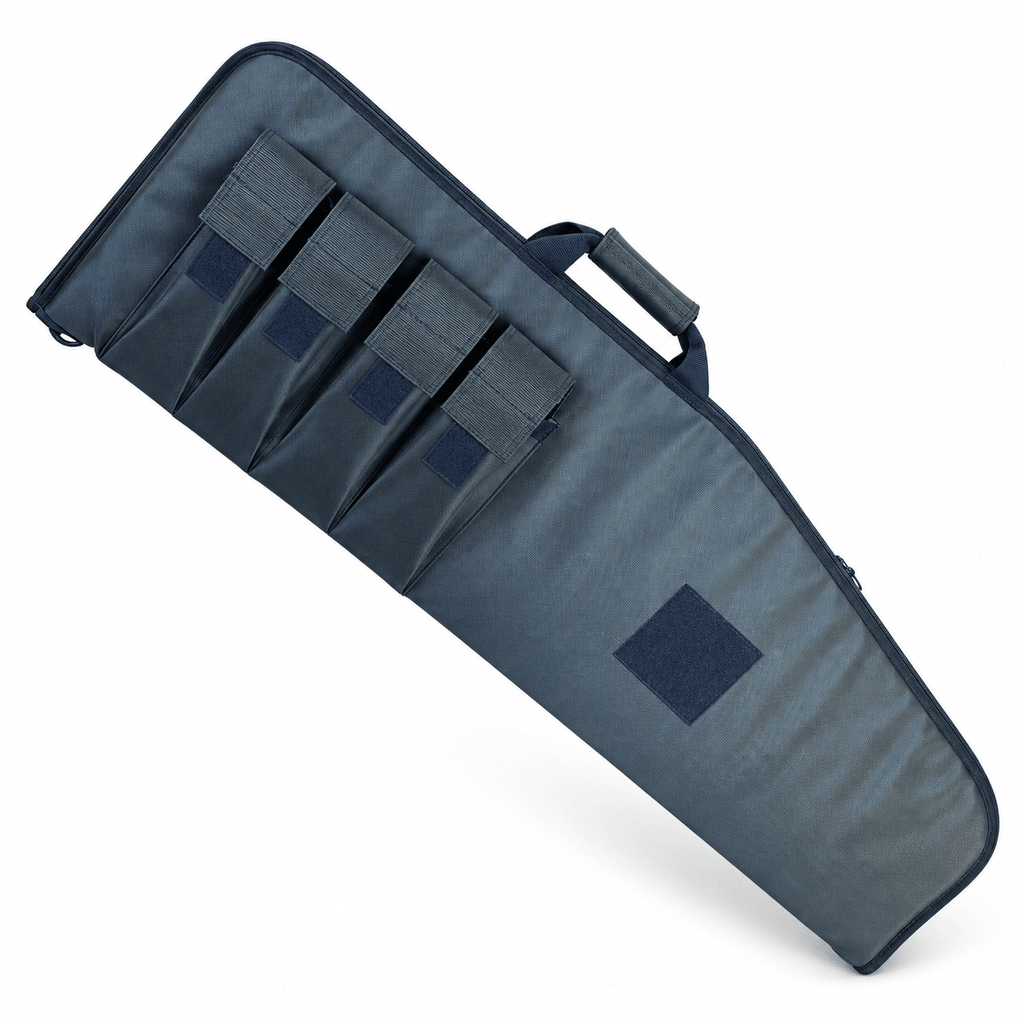 40 Inch Soft Equipment Case with 4 Front Accessory Pockets, Padded Long Storage Bag with Carry Handle and Full-Length Zipper for Outdoor Transport