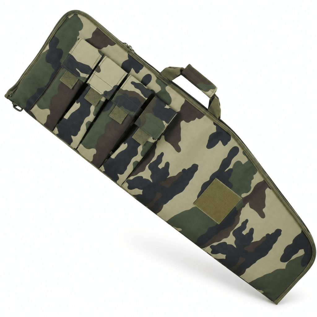 40 Inch Soft Equipment Case with 4 Front Accessory Pockets, Padded Long Storage Bag with Carry Handle and Full-Length Zipper for Outdoor Transport
