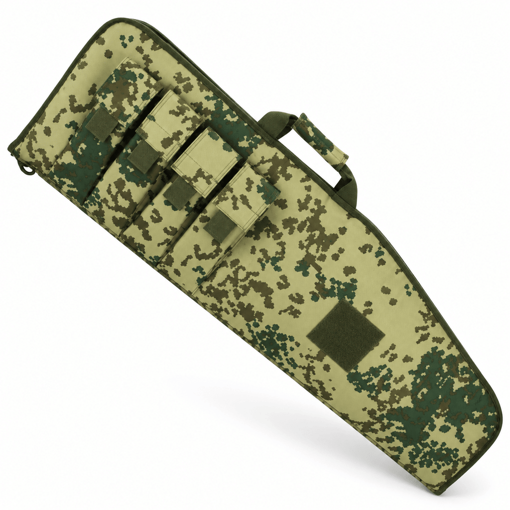 40 Inch Soft Equipment Case with 4 Front Accessory Pockets, Padded Long Storage Bag with Carry Handle and Full-Length Zipper for Outdoor Transport