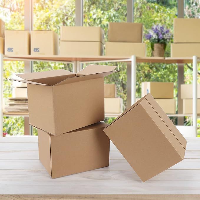 40 Packs Shipping Boxes Cardboard Boxes Shipping Box for Business Packaging Thin Box