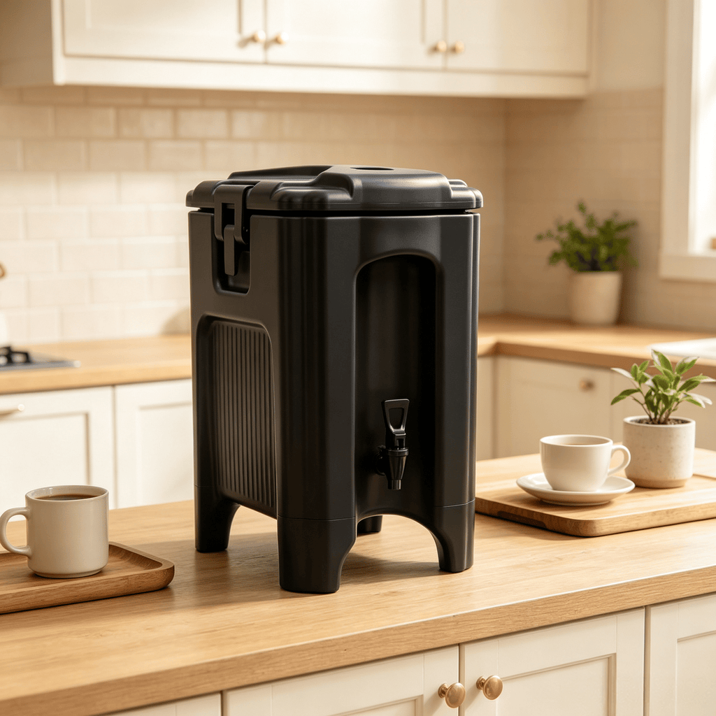 4.4 Gallon Insulated Beverage Dispenser with Handles And Drip-Proof Faucet  for Party Food
