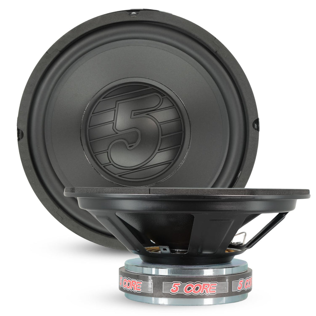 5 Core 10 Inch Car Subwoofer Speaker 4 Ohm Woofer Replacement Driver