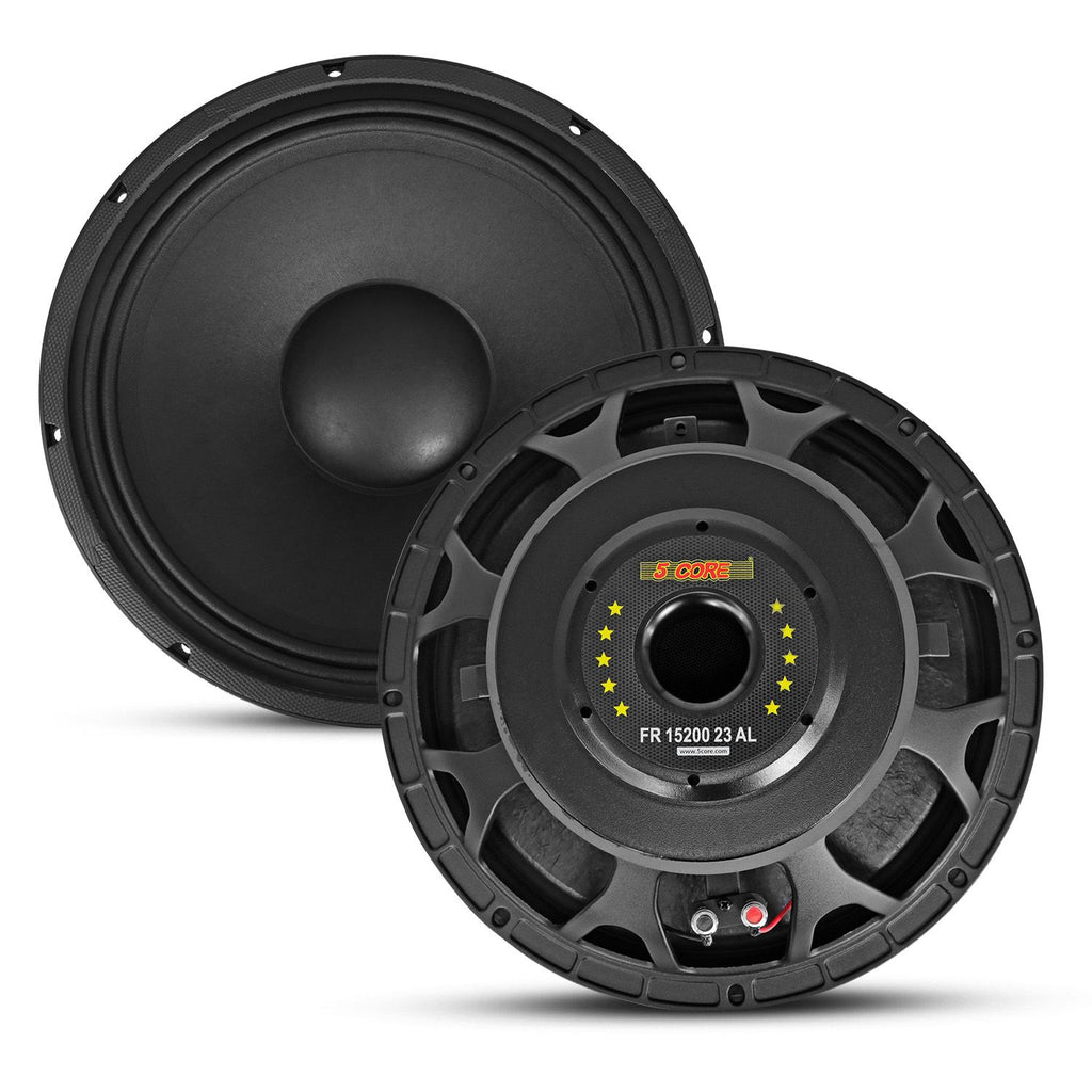 5 Core 15 Inch Subwoofer 8 Ohm Full Range PA DJ Pro Audio Replacement Speaker