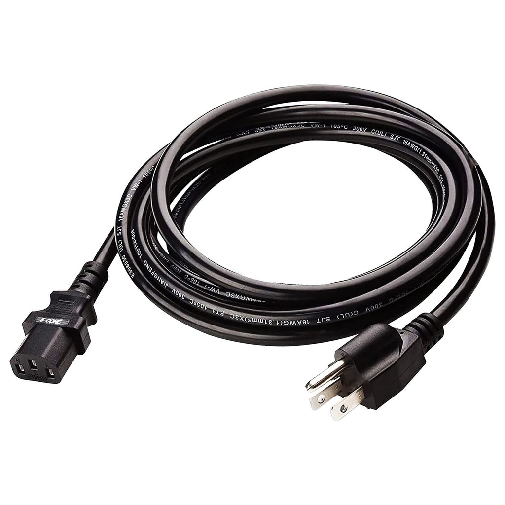 5 Core 3 Prong AC Laptop Notebook Power Cord 6Ft Universal Replacement Computer Cable