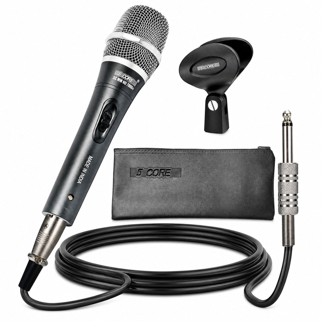 5 Core Dynamic Microphone Vocal Mic w Neodymium Magnet.