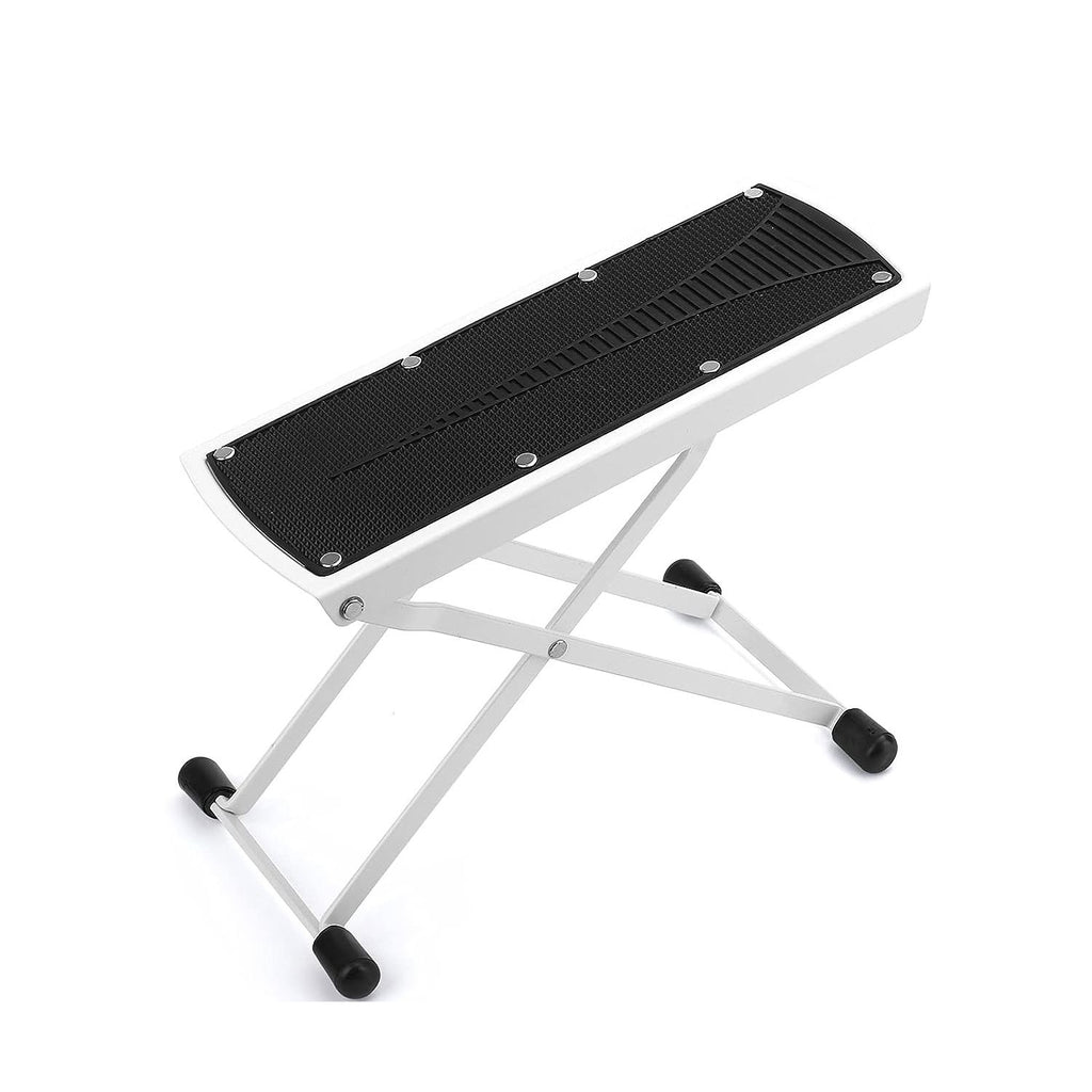 5 Core Guitar Foot Stool Height Adjustable Folding Leg Rest Portable Classical Footrest - GFS BLK