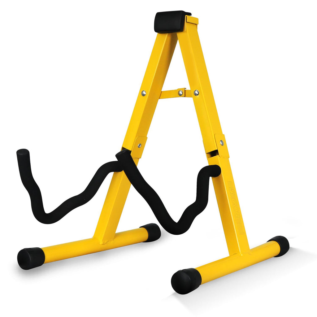 5 Core Guitar Stand A Frame w Soft Foam Arm Non Slip Rubber for Acoustic Electric Bass