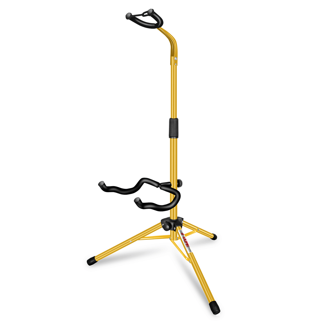 5 Core Guitar Stand Floor Adjustable Heavy Duty w Neck Holder for Acoustic Electric Classic Bass