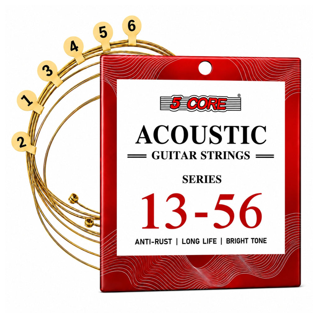 5 Core Guitar Strings 4/5/6 String Set for Acoustic Electric Bass Ukulele
