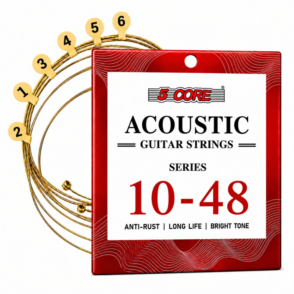 5 Core Guitar Strings 4/5/6 String Set for Acoustic Electric Bass Ukulele