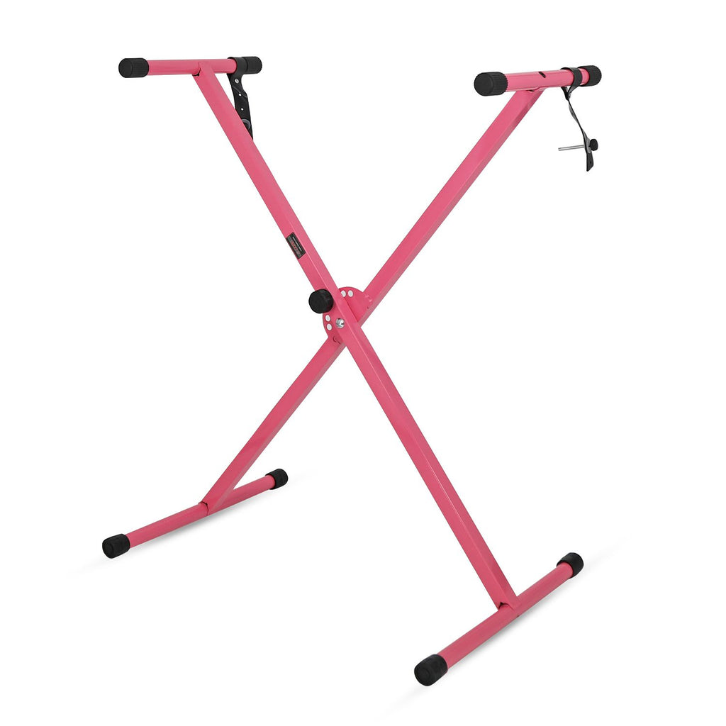 5 CORE Keyboard Stand Single X Style Adjustable Digital Electric Piano Riser Durable & Sturdy Music Synthesizer Holder Stands For 61 76 88 Keys