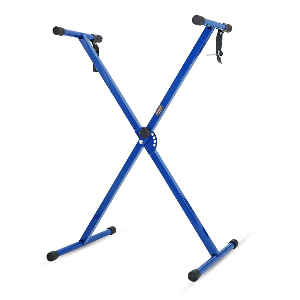 5 CORE Keyboard Stand Single X Style Adjustable Digital Electric Piano Riser Durable & Sturdy Music Synthesizer Holder Stands For 61 76 88 Keys