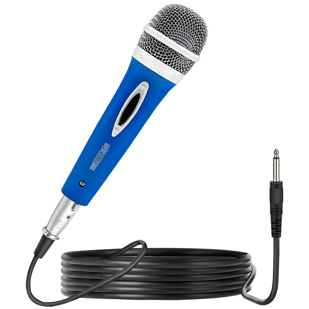 5 CORE Microphone Dynamic Vocal Handheld Mic Cardioid Unidirectional Microfono w On Off Switch + XLR Audio Cable for Singing Karaoke Public Speaking & Parties