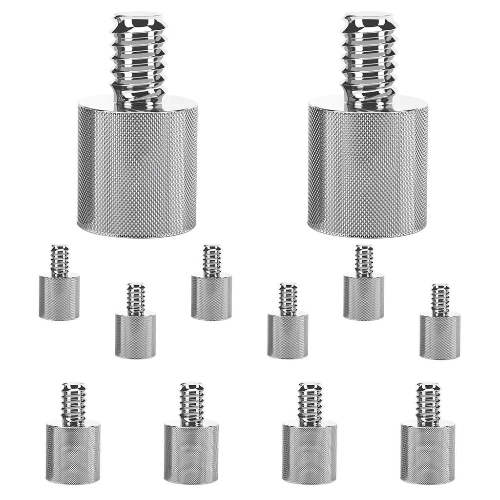 5 Core Microphone Stand Adapter Pack 5/8 M to 3/8 F, 3/8 M to 5/8 F, ¼